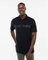 Travismathew Thunder Roll 1mz295 Polo Shirt Mens Black Short Sleeve Dsg6 In Black