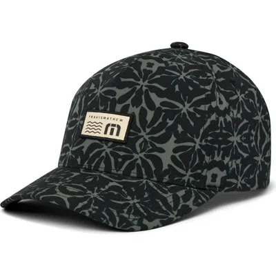 Travismathew Thundercloud Snapback Baseball Cap In Dark Olive