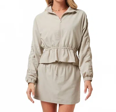 Travismathew Timeless Full Zip Jacket In Island Fossil In Multi