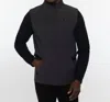 Travismathew Top Of The Line Golf Vest In Heather Black In Black