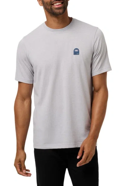 Travismathew Top Places Logo T-shirt In Gray
