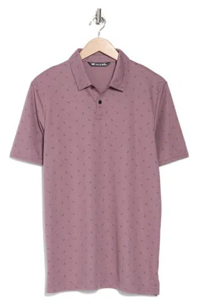 Travismathew Tourism No Logo Short Sleeve Polo In Flint