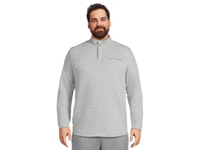Travismathew Transatlantic Quilted Henley Pullover In Gray