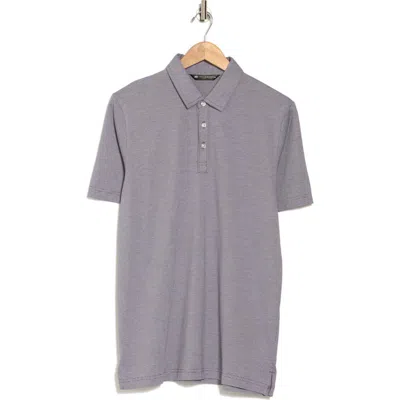 Travismathew Travis Mathew The Zinna Polo Shirt In Blackberry Cordial/white