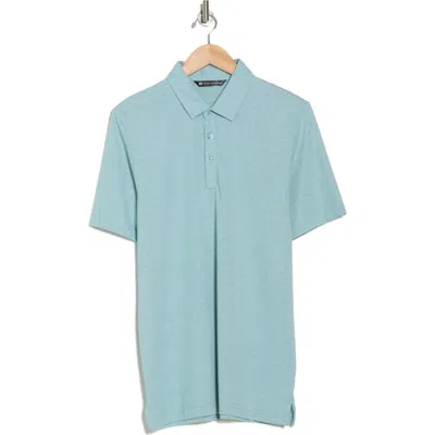 Travismathew Travis Mathew The Zinna Polo Shirt In Heather Beryl Green