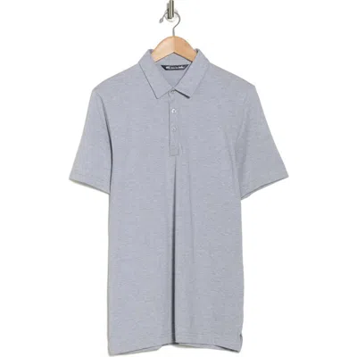 Travismathew Travis Mathew The Zinna Polo Shirt In Heather Grey
