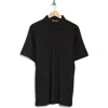 Travismathew Travis Mathew The Zinna Polo Shirt In Solid Black