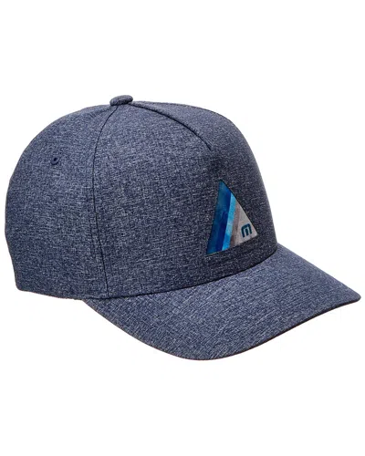 Travismathew The Heater Baseball Cap In Heather Blue