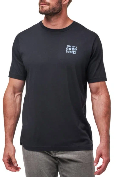 Travismathew Trenched Graphic T-shirt In Black