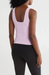 Travismathew Tropical Bliss Tie Dye Square Neck Tank In Orchid Bouquet