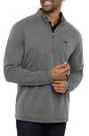 Travismathew Upgraded Half Zip Pullover In Gray
