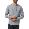 Travismathew Valley View Quarter Zip Hoodie In Gray