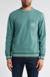 Travismathew Vip Ticket Pullover Sweatshirt In Green
