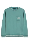 Travismathew Vip Ticket Pullover Sweatshirt In Green