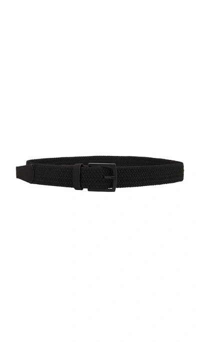 Travismathew Voodoo 2.0 Stretch Woven Belt In Black