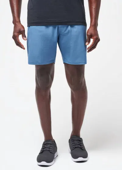 Travismathew Wanderlust E-waist Short 7.5in In Copen Blue In Multi