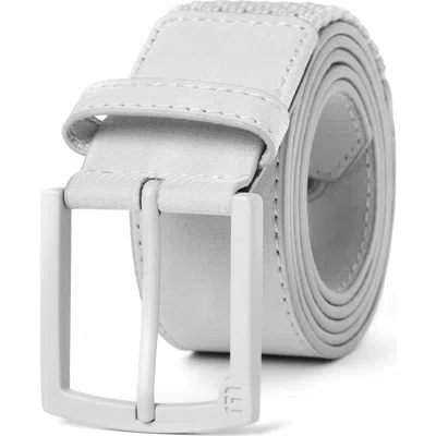 Travismathew Wanderlust Mixed Media Belt In Gray