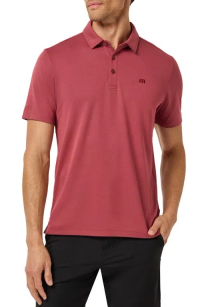 Travismathew Warm Skies Polo In Red