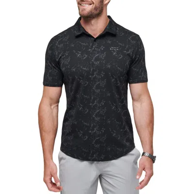 Travismathew Warmer Tides Scoop Polo In Black