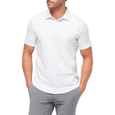Travismathew Warmer Tides Scoop Polo In White