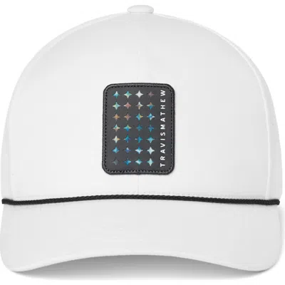 Travismathew Welcome Tour Baseball Cap In White