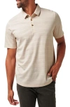 Travismathew West End Space Dye Polo In Italian Sand