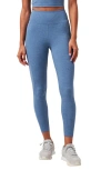 Travismathew Where It Counts Pocket Leggings In Heather Copen Blue