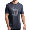 Travismathew White Pine 2.0 Short Sleeve Tee In Blue Nights In Blue