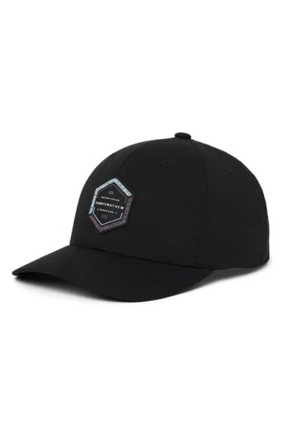 Travismathew Word Of Mouth Snapback Baseball Cap In Black