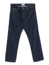 Trc Button-fly Jeans In Blue