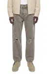 Trc Distressed Elasticated-cuff Jeans In Multi