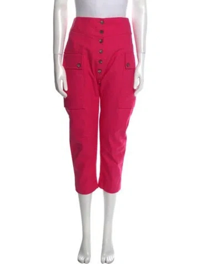 Pre-owned Tre By Natalie Ratabesi Skinny Leg Pants In Pink