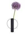 Tre Product Circular-detail Vase In Black