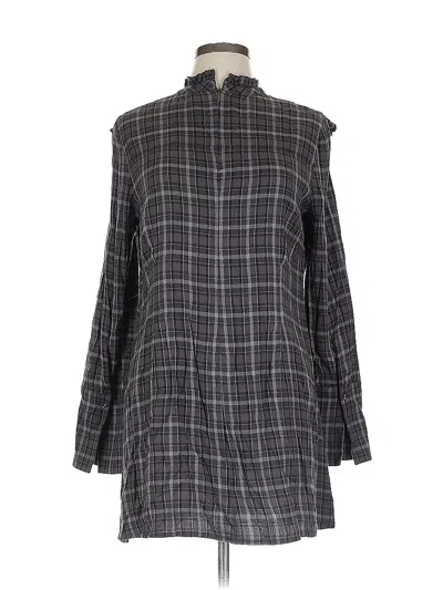 Pre-owned Treasure & Bond 3/4 Sleeve Blouse In Gray