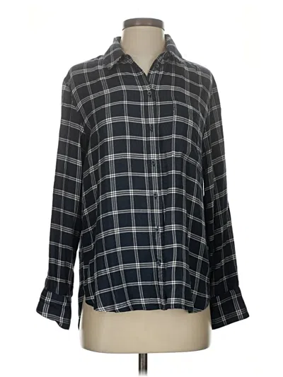 Pre-owned Treasure & Bond 3/4 Sleeve Blouse In Gray