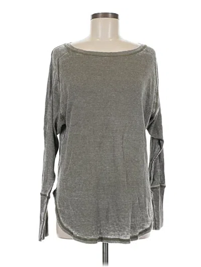 Pre-owned Treasure & Bond 3/4 Sleeve T-shirt In Gray