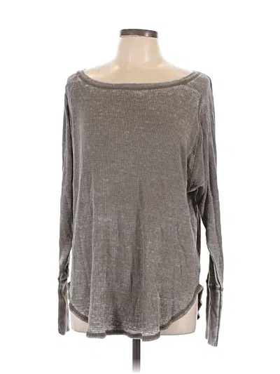 Pre-owned Treasure & Bond 3/4 Sleeve T-shirt In Gray