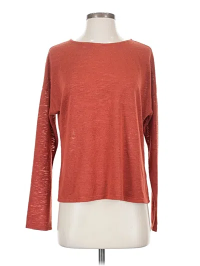 Pre-owned Treasure & Bond 3/4 Sleeve T-shirt In Orange