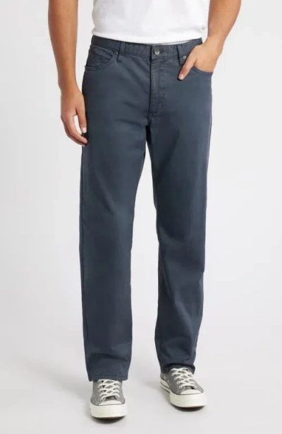 Treasure & Bond 5-pocket Stretch Cotton Straight Leg Pants In Navy Blue