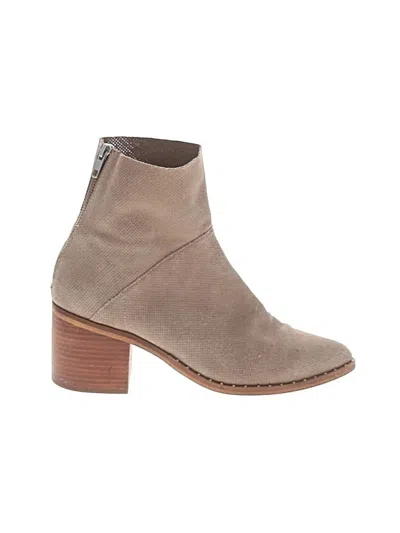 Pre-owned Treasure & Bond Ankle Boots In Tan