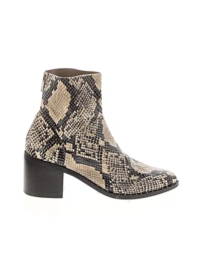 Pre-owned Treasure & Bond Ankle Boots In Tan