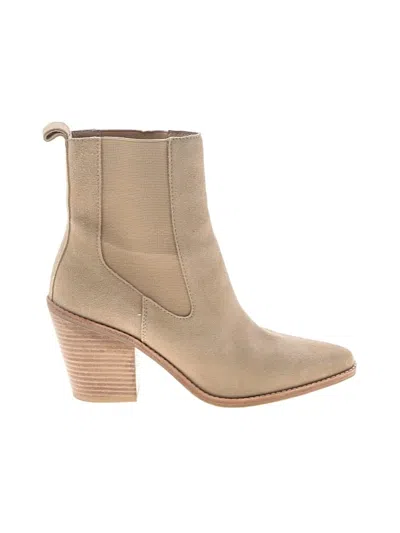 Pre-owned Treasure & Bond Ankle Boots In Tan