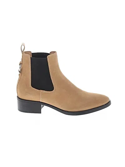 Pre-owned Treasure & Bond Ankle Boots In Tan