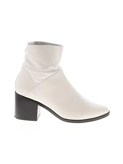 Pre-owned Treasure & Bond Ankle Boots In White