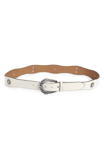 Treasure & Bond Aria Concho Leather Belt In Gold