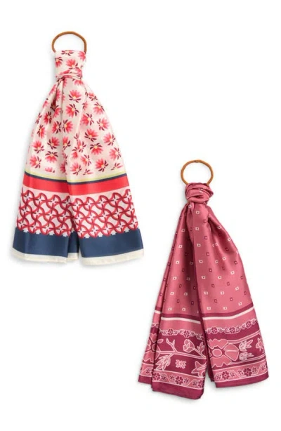 Treasure & Bond Assorted 2-pack Satin Scarf In Multi