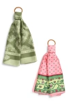 Treasure & Bond Assorted 2-pack Satin Scarf In Multi