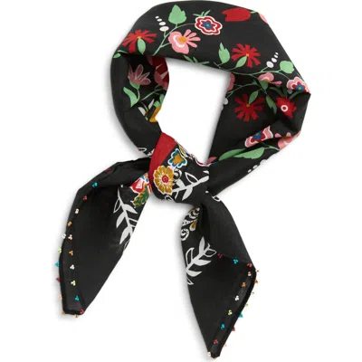 Treasure & Bond Beaded Cotton Bandana In Multi