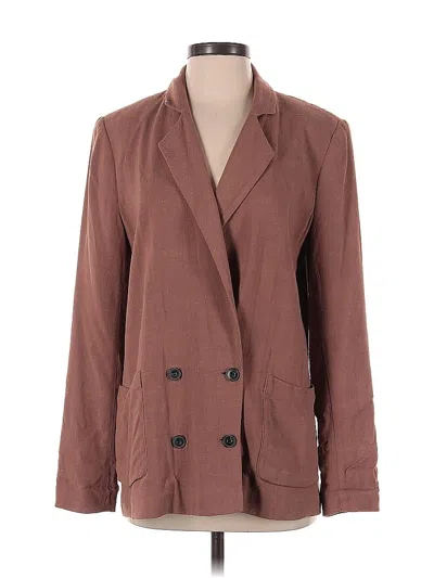 Pre-owned Treasure & Bond Blazer Jacket In Brown