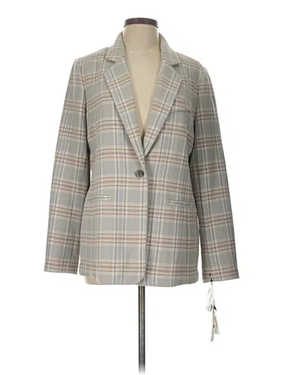 Treasure & Bond Blazer Jacket In Gray